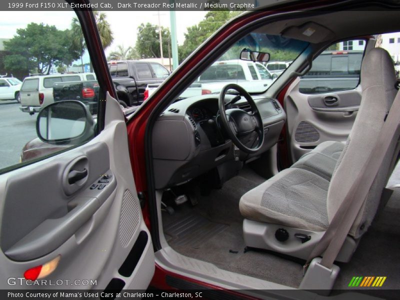 Dark Toreador Red Metallic / Medium Graphite 1999 Ford F150 XLT Extended Cab
