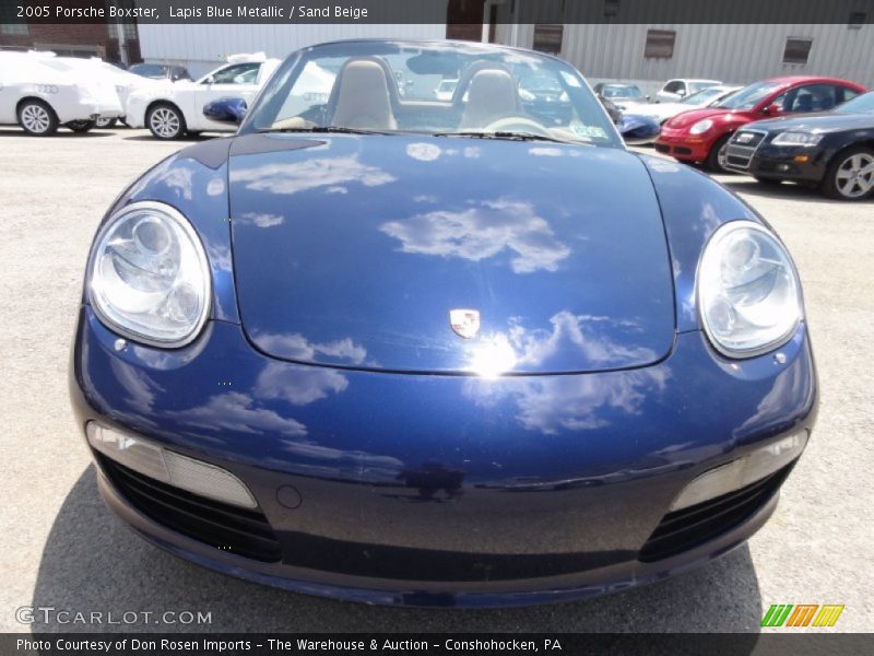 Lapis Blue Metallic / Sand Beige 2005 Porsche Boxster