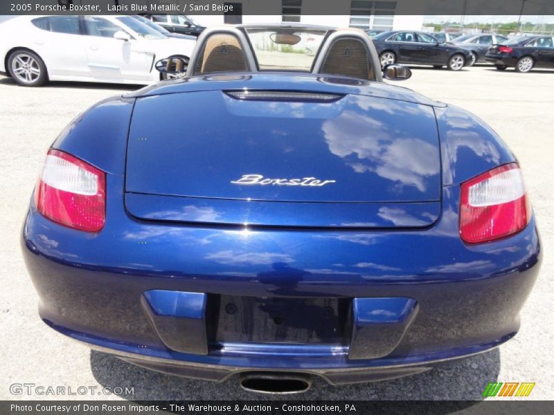 Lapis Blue Metallic / Sand Beige 2005 Porsche Boxster