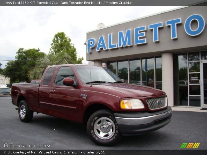 Dark Toreador Red Metallic / Medium Graphite 1999 Ford F150 XLT Extended Cab