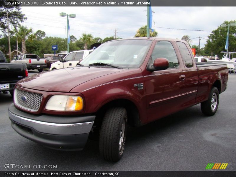 Dark Toreador Red Metallic / Medium Graphite 1999 Ford F150 XLT Extended Cab