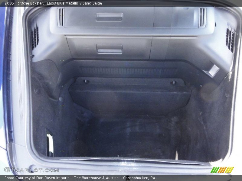 Lapis Blue Metallic / Sand Beige 2005 Porsche Boxster
