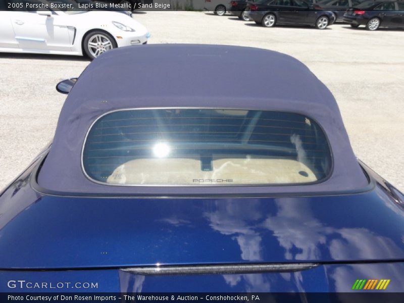 Lapis Blue Metallic / Sand Beige 2005 Porsche Boxster