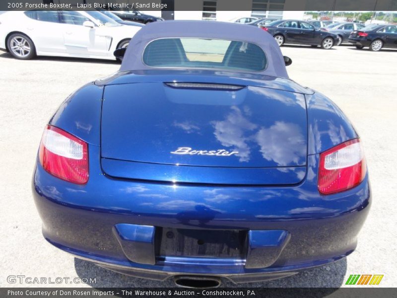 Lapis Blue Metallic / Sand Beige 2005 Porsche Boxster