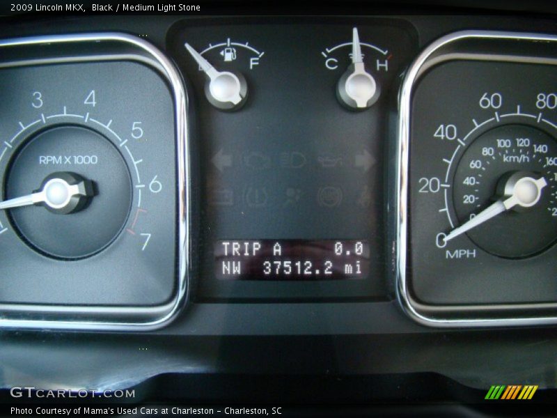 Black / Medium Light Stone 2009 Lincoln MKX