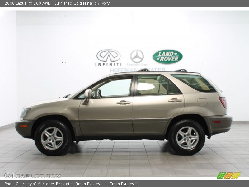 Burnished Gold Metallic / Ivory 2000 Lexus RX 300 AWD