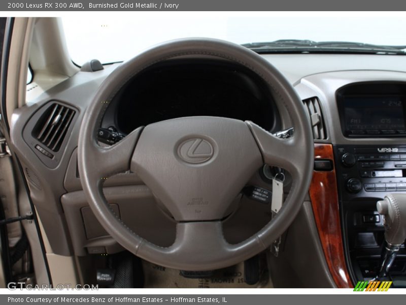 Burnished Gold Metallic / Ivory 2000 Lexus RX 300 AWD