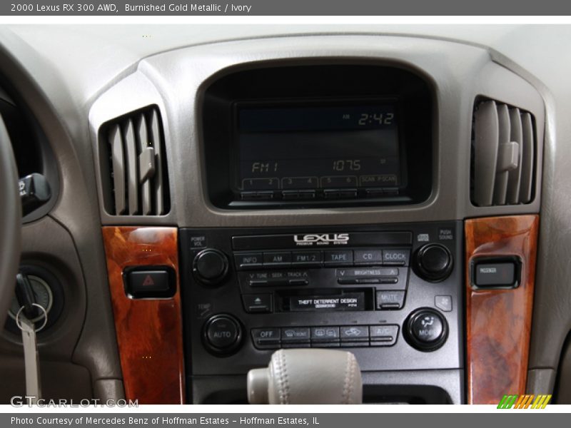 Burnished Gold Metallic / Ivory 2000 Lexus RX 300 AWD