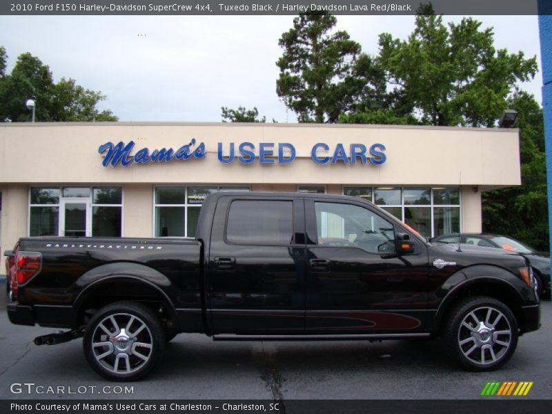 Tuxedo Black / Harley Davidson Lava Red/Black 2010 Ford F150 Harley-Davidson SuperCrew 4x4