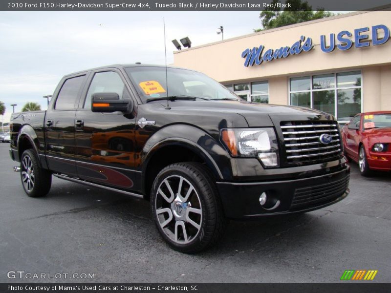 Tuxedo Black / Harley Davidson Lava Red/Black 2010 Ford F150 Harley-Davidson SuperCrew 4x4