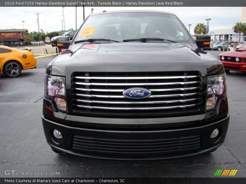 Tuxedo Black / Harley Davidson Lava Red/Black 2010 Ford F150 Harley-Davidson SuperCrew 4x4