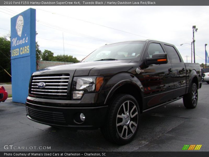 Tuxedo Black / Harley Davidson Lava Red/Black 2010 Ford F150 Harley-Davidson SuperCrew 4x4