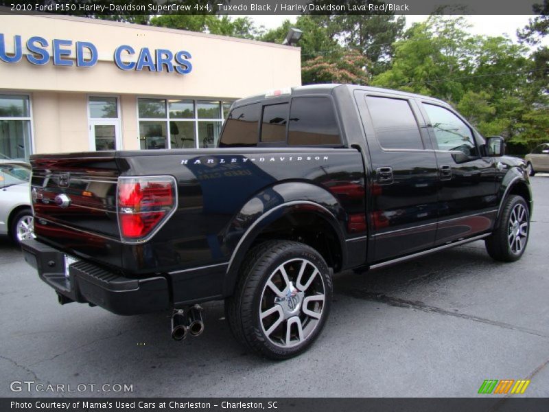 Tuxedo Black / Harley Davidson Lava Red/Black 2010 Ford F150 Harley-Davidson SuperCrew 4x4