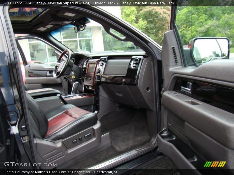 Tuxedo Black / Harley Davidson Lava Red/Black 2010 Ford F150 Harley-Davidson SuperCrew 4x4