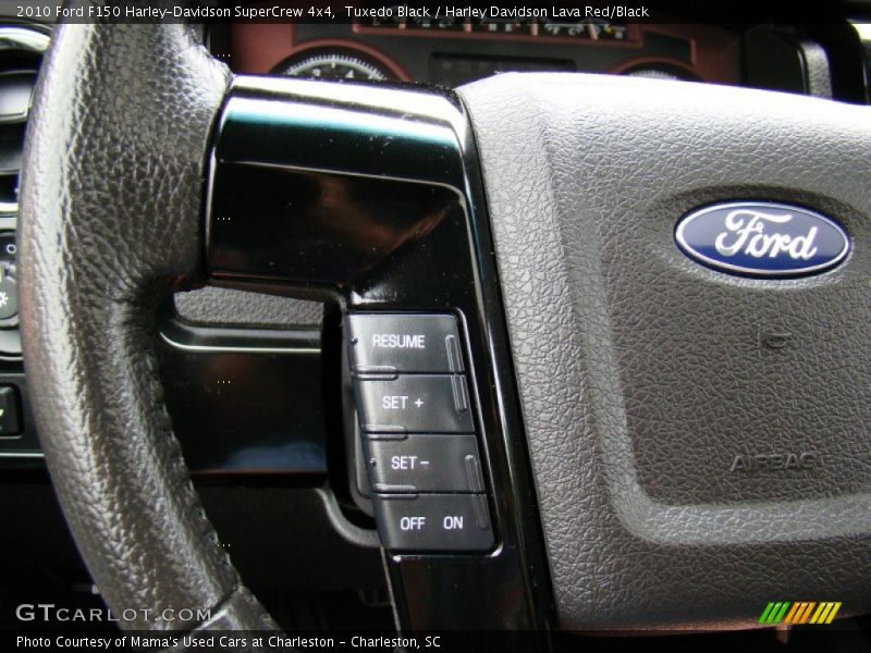 Tuxedo Black / Harley Davidson Lava Red/Black 2010 Ford F150 Harley-Davidson SuperCrew 4x4