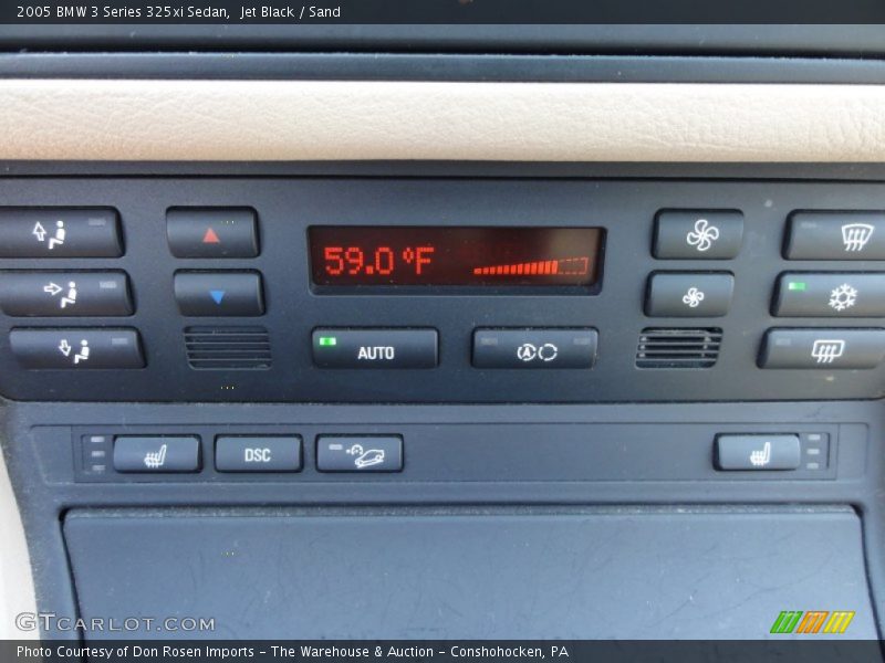 Jet Black / Sand 2005 BMW 3 Series 325xi Sedan