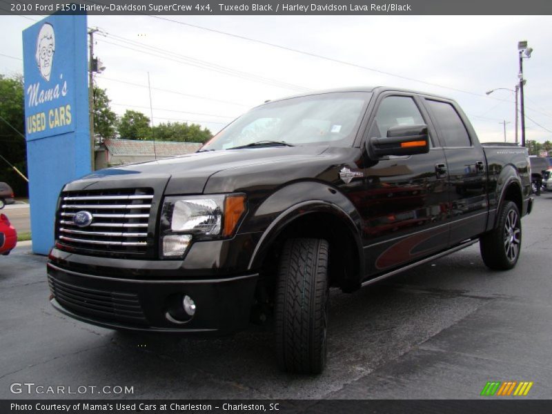 Tuxedo Black / Harley Davidson Lava Red/Black 2010 Ford F150 Harley-Davidson SuperCrew 4x4