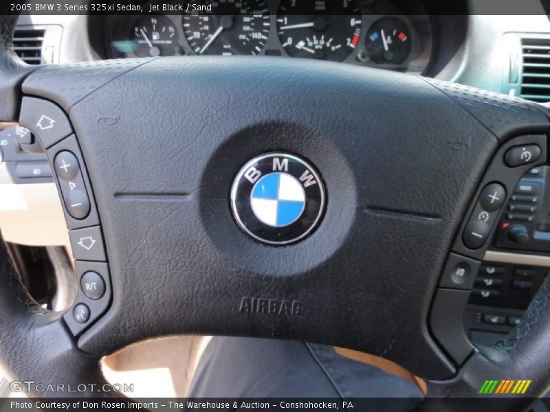 Jet Black / Sand 2005 BMW 3 Series 325xi Sedan