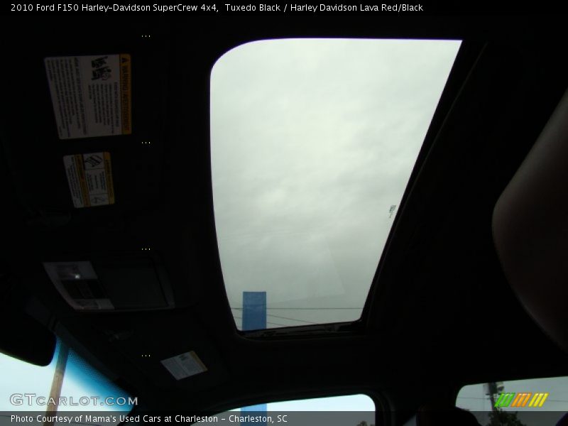 Sunroof of 2010 F150 Harley-Davidson SuperCrew 4x4