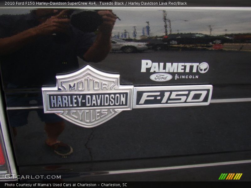 Tuxedo Black / Harley Davidson Lava Red/Black 2010 Ford F150 Harley-Davidson SuperCrew 4x4