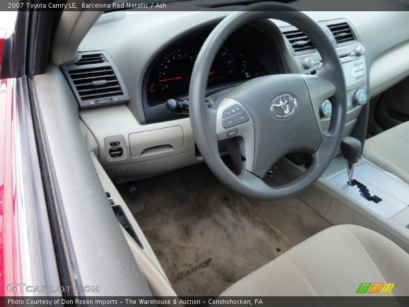 Barcelona Red Metallic / Ash 2007 Toyota Camry LE