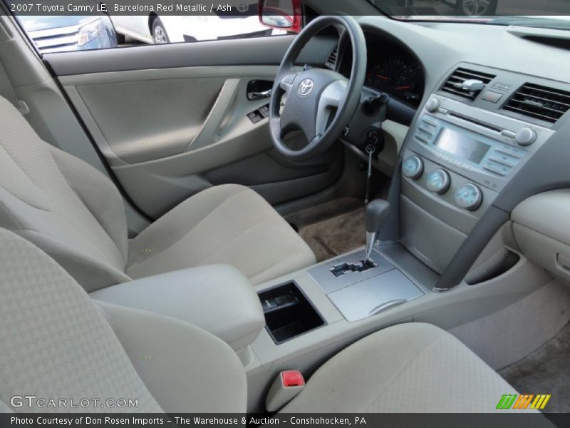 Barcelona Red Metallic / Ash 2007 Toyota Camry LE