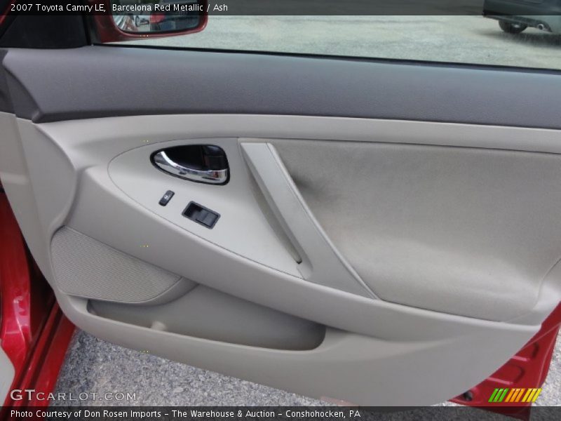 Barcelona Red Metallic / Ash 2007 Toyota Camry LE