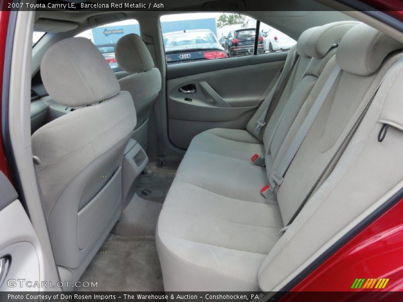 Barcelona Red Metallic / Ash 2007 Toyota Camry LE