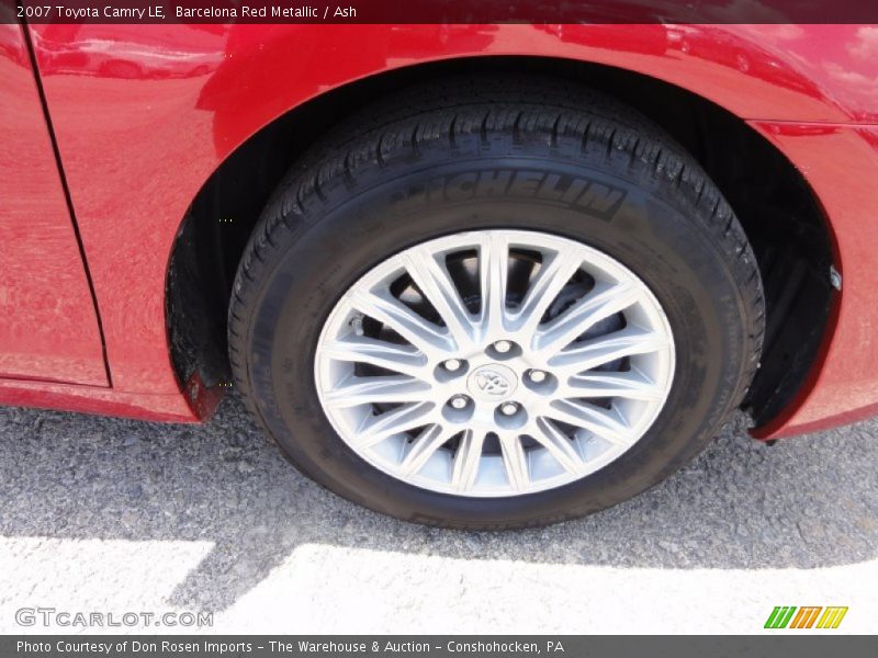 Barcelona Red Metallic / Ash 2007 Toyota Camry LE