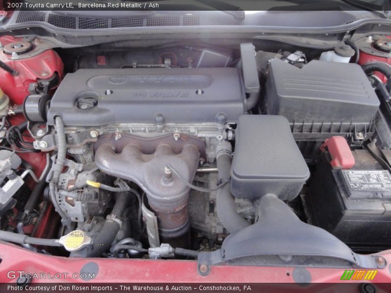 Barcelona Red Metallic / Ash 2007 Toyota Camry LE