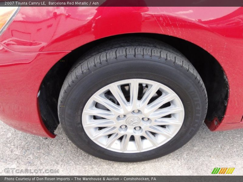 Barcelona Red Metallic / Ash 2007 Toyota Camry LE
