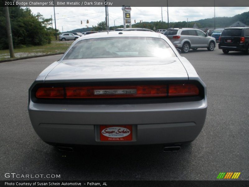 Billet Metallic / Dark Slate Gray 2011 Dodge Challenger SE