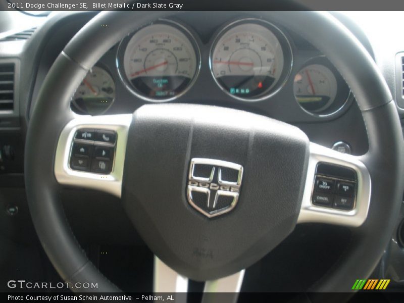 Billet Metallic / Dark Slate Gray 2011 Dodge Challenger SE