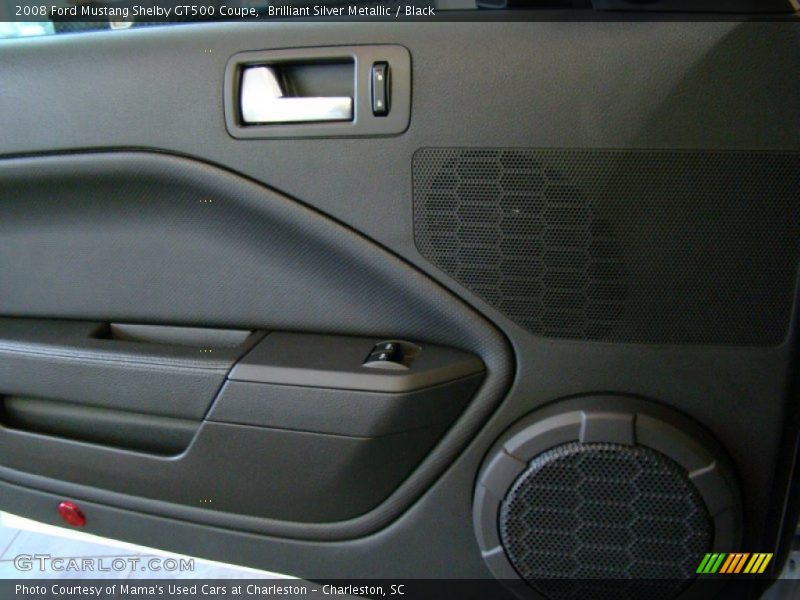 Brilliant Silver Metallic / Black 2008 Ford Mustang Shelby GT500 Coupe