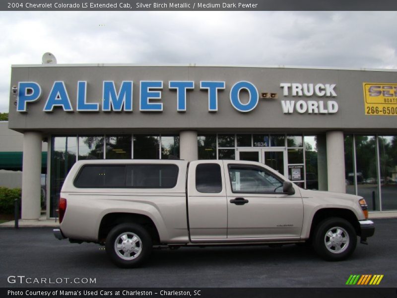 Silver Birch Metallic / Medium Dark Pewter 2004 Chevrolet Colorado LS Extended Cab