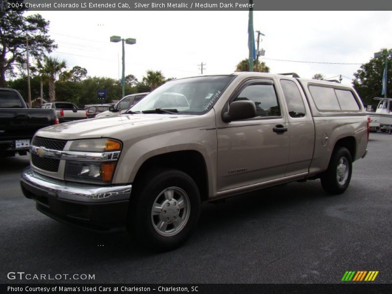 Silver Birch Metallic / Medium Dark Pewter 2004 Chevrolet Colorado LS Extended Cab
