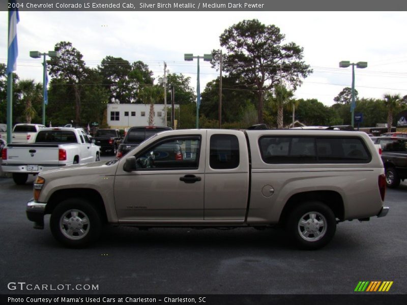 Silver Birch Metallic / Medium Dark Pewter 2004 Chevrolet Colorado LS Extended Cab