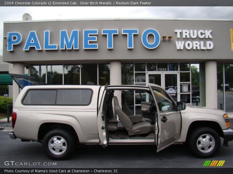 Silver Birch Metallic / Medium Dark Pewter 2004 Chevrolet Colorado LS Extended Cab