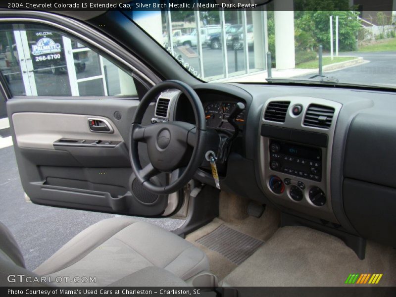 Silver Birch Metallic / Medium Dark Pewter 2004 Chevrolet Colorado LS Extended Cab