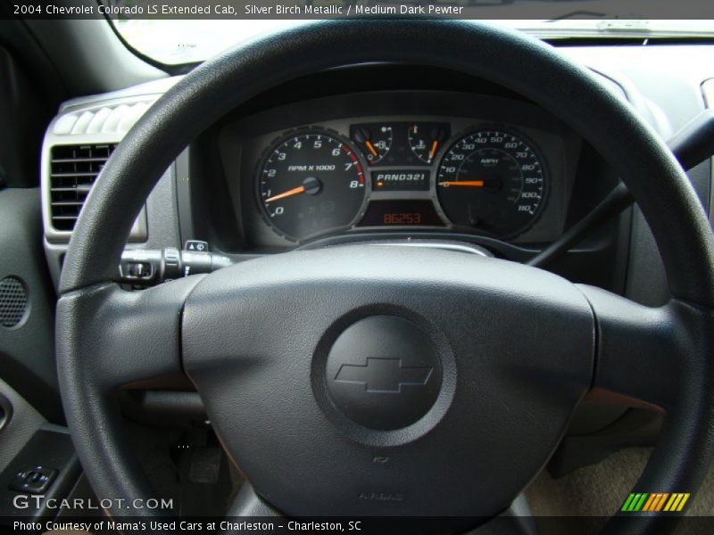Silver Birch Metallic / Medium Dark Pewter 2004 Chevrolet Colorado LS Extended Cab