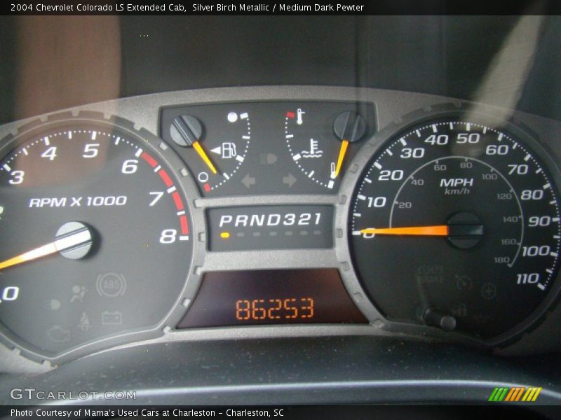 Silver Birch Metallic / Medium Dark Pewter 2004 Chevrolet Colorado LS Extended Cab