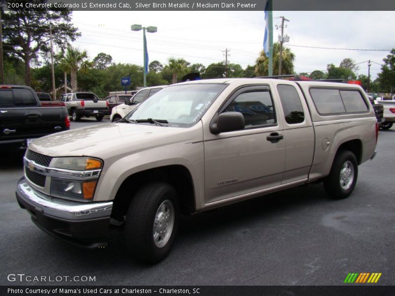 Silver Birch Metallic / Medium Dark Pewter 2004 Chevrolet Colorado LS Extended Cab