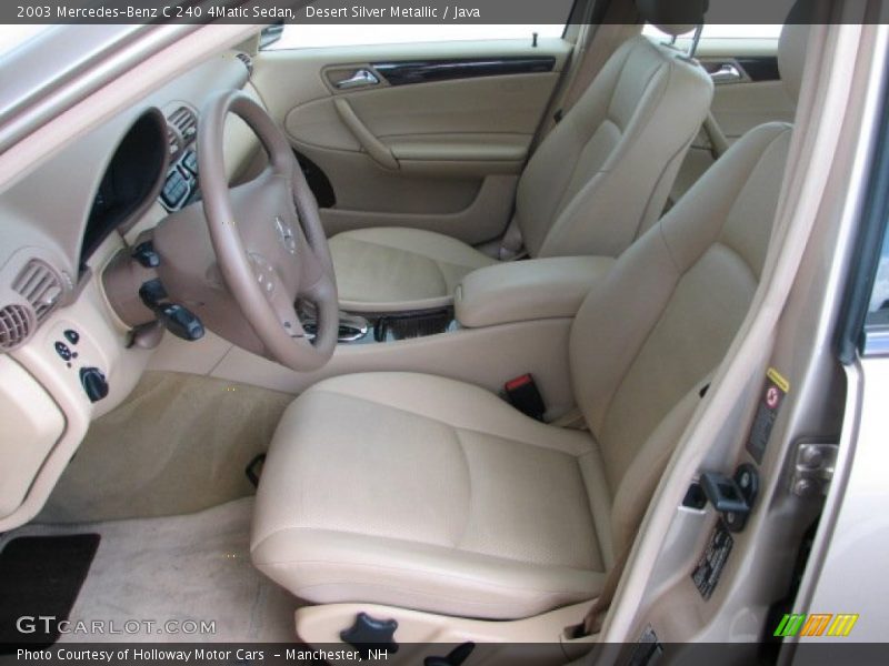 Desert Silver Metallic / Java 2003 Mercedes-Benz C 240 4Matic Sedan
