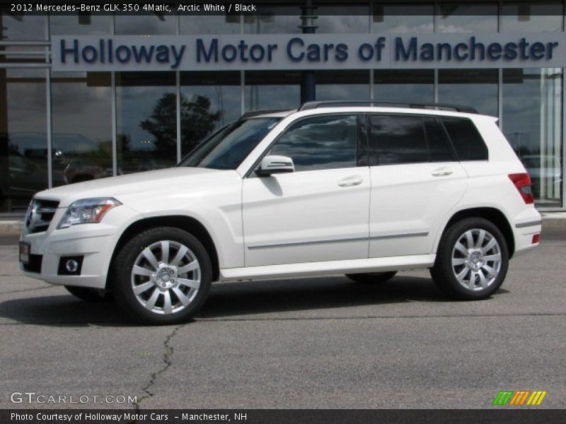Arctic White / Black 2012 Mercedes-Benz GLK 350 4Matic