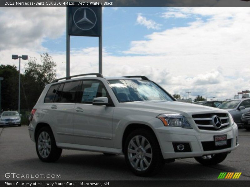 Arctic White / Black 2012 Mercedes-Benz GLK 350 4Matic