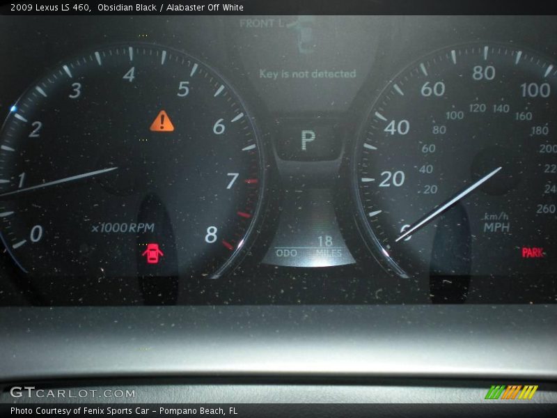 Obsidian Black / Alabaster Off White 2009 Lexus LS 460
