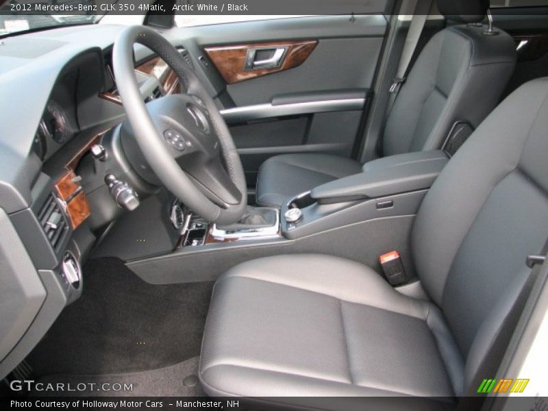 Arctic White / Black 2012 Mercedes-Benz GLK 350 4Matic