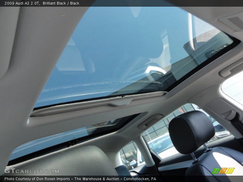 Brilliant Black / Black 2009 Audi A3 2.0T