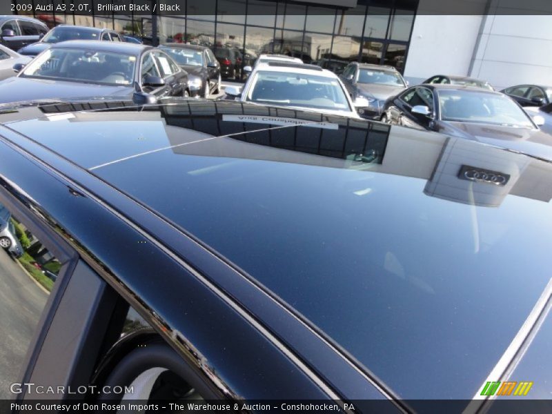Brilliant Black / Black 2009 Audi A3 2.0T