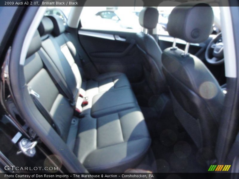 Brilliant Black / Black 2009 Audi A3 2.0T